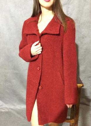 Цветное шерстяное пальто из шерсти альпаки fuch & schmitt3 фото