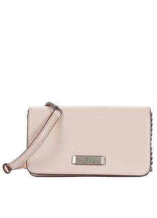 Сумка кроссбоди кожаная dkny val flap crossbody leather bag r01ekh35 оригинал