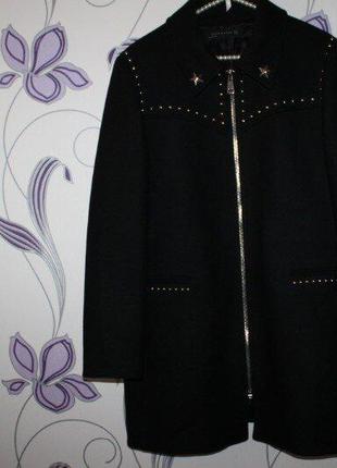 Стильное шерстяное пальто zara5 фото
