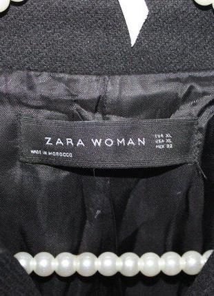 Стильное шерстяное пальто zara7 фото