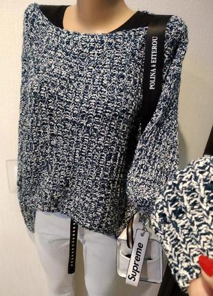 Лёгкий стильный джемпер свитер кофта5 фото