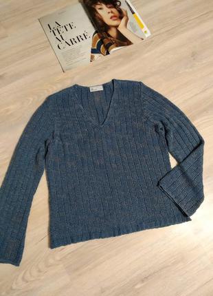 Меланжевый стильный джемпер свитер кофта2 фото