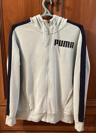 Кофта puma zip на молнии с капюшоном худи/свитшот/балахон/толстовка1 фото