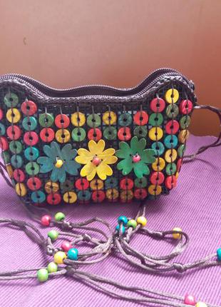 Handmade красивая миниатюрная оригинальная сумочка2 фото