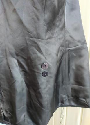 Жакет пиджак удлинённого кроя тёмно-синего цвета louis feraud7 фото