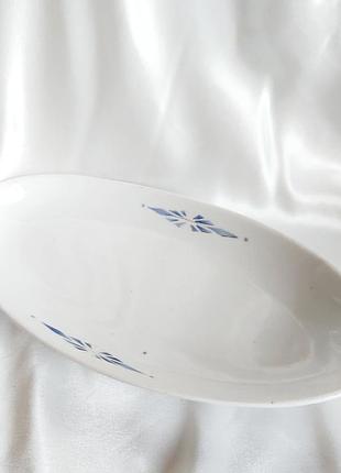 Блюдо дульно 1937-1945 гг. фарфор винтаж срстр