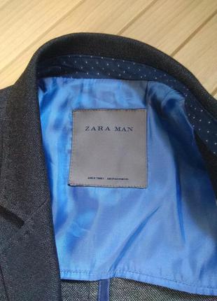 Пиджак жакет блейзер zara man ☕ 48-50рр6 фото