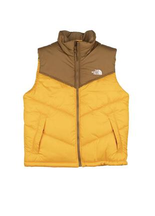 Оригінальна жилет чоловічий the north face saikuru vest in yellow (nf0a3y3ztgf)1 фото