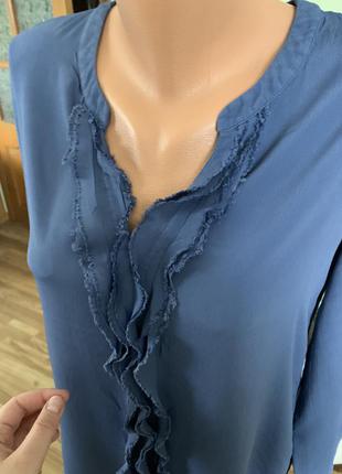 Прекрасная блуза-туника с рюшами2 фото
