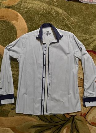 Рубашка в тоненькую полосочку