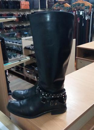 Сапоги натуральная кожа италия tosca blu