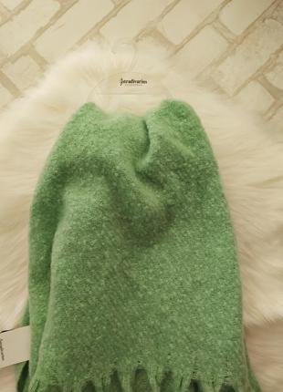 Шарф палантин з бахрамою stradivarius7 фото