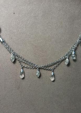 Браслет брендовый liora маркированый с кристаллами swarowsky