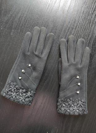 Перчатки теплые