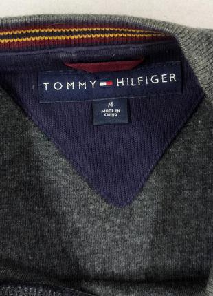 Tommy hilfiger. класичний великий,темно-сірий джемпер.2 фото