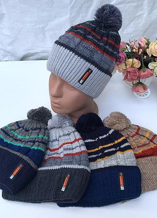 Шапка для хлопчика на флісі