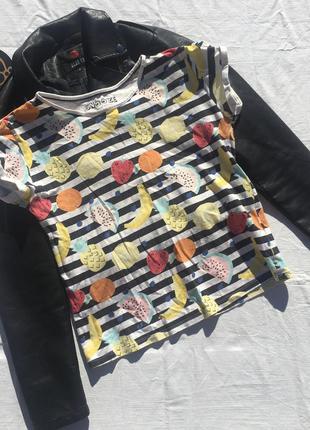 Футболка з фруктами🍏🍇🍌🍋