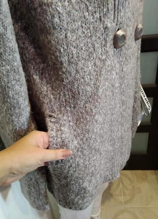 Тёплый стильный свитер кофта джемпер кардиган5 фото