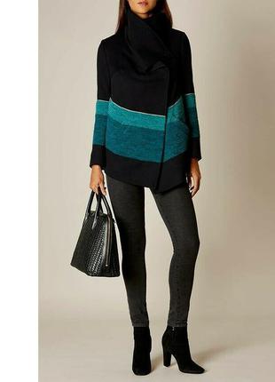 Изысканое пальто karen millen, как новое, шерть, альпака, хлопок