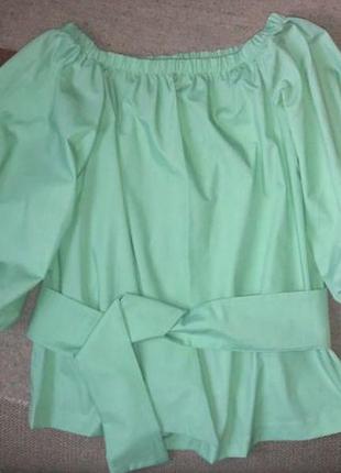 Новая блуза с поясом