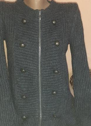 Светр на блискавці вовняної