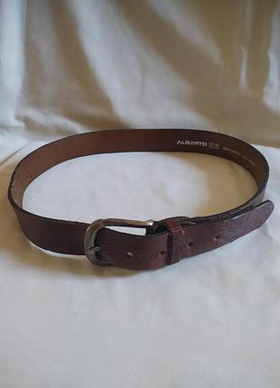 Чоловічий ремінь alberto натуральна шкіра