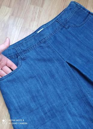 Юбка джинсовая миди f&f размер 14/ m-l2 фото