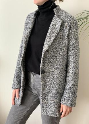 Пальто -пиджак прямого кроя свободное shein жакет прямого крою з утеплений2 фото