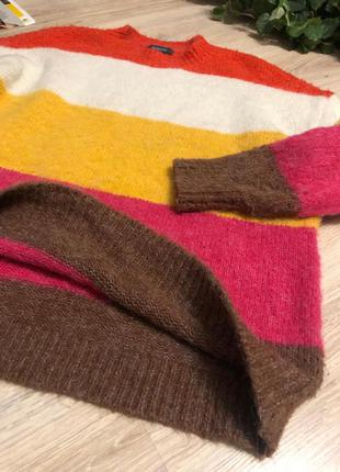 Тёплый яркий джемпер свитер кофта 9