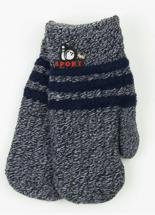 Варежки .подростковые варежки с меховой подкладкой на 12-16 лет