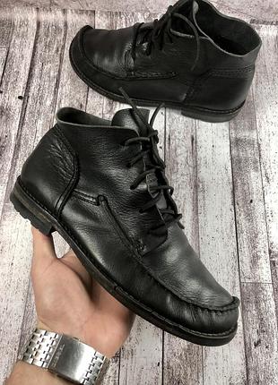 Мужские кожаные деми сезонные ботинки !