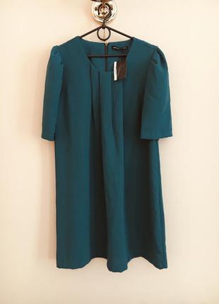 Батал большой размер новое зелёное темное  платьице плаття сукня платье по2 фото