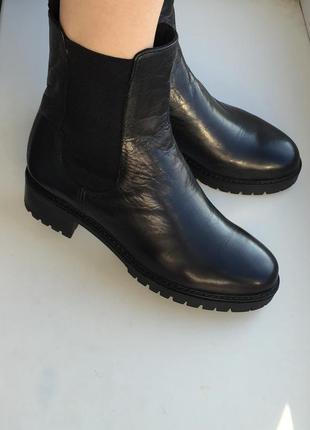Кожаные ботинки челси 37 р., натуральная кожа noiz черевики шкіряні4 фото