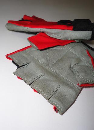 Велосипедные перчатки без пальцев р.l-xl (замш натур.)3 фото