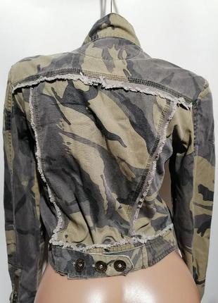 Женская камуфляжкая куртка, куртка  в стиле милитари разм м8 фото