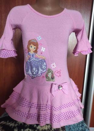 Платье принцесса софия 2-4 лет