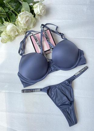 Шикарный комплект, bombshell 2-push up, лиф, бра, бюст, 70в,75в,75в,75с,80в, victoria's secret , виктория сикрет