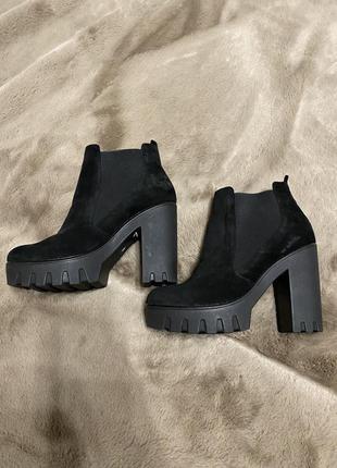 Ботинки замша 2