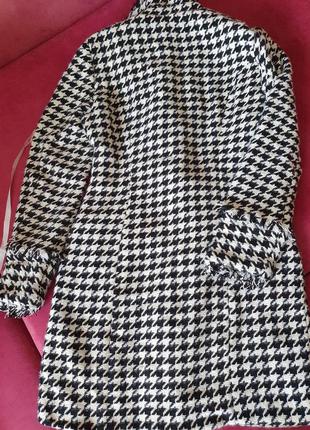 Платье пиджак пальто в гусиную  лапку, тренд от missguided6 фото