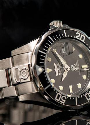 Чоловічі механічні наручні годинники grand diver black 3044