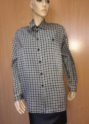 Блузка натуральний шовк оверсайз