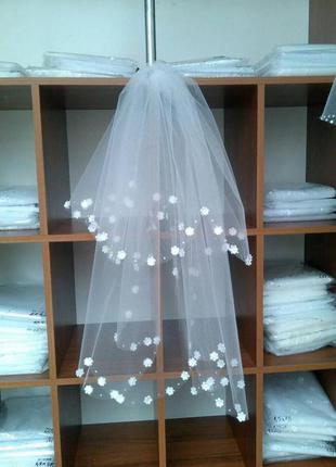 Свадебная фата ромашка