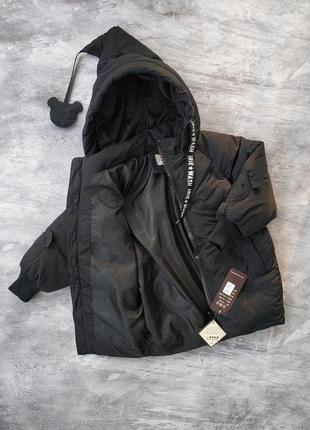 Зимняя куртка для девочки,еврозима, ориентиров. на р.116, см. замеры в описании6 фото