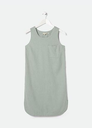 Fat face-комфортное платье лен/вискоза! р.-40