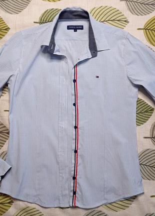 Рубашка сорочка в смужку tommy hilfiger