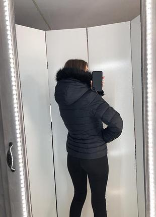 Пуховик zara натуральный пух6 фото