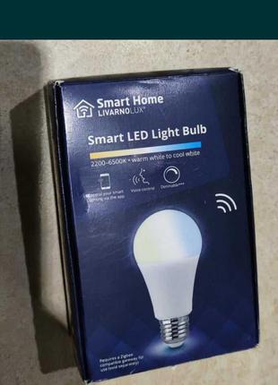 Розумна світлодіодна лампочка smart home led bulb e27 9w