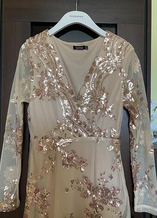 Нарядное платье boohoo2 фото