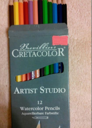 Набор акварельных карандашей 12цв., картон., artist studio, cretacolor