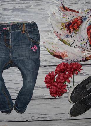 12 - 18 месяцев 86 см обалденные фирменные джинсы бойфренды тертые для моднявок next некст